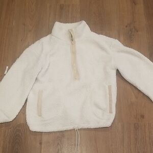 Cozy White Kids Jacket